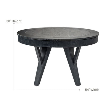 Poker Dining Table Tyler, Round, 54